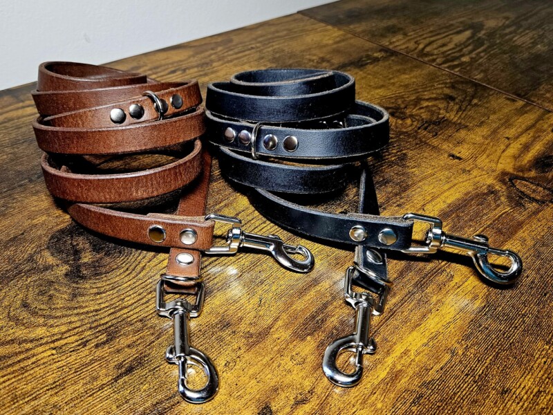 Kožené přepínací vodítko 